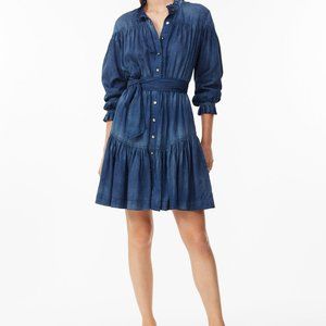 Rebecca Taylor La Vie Tissue Chambray Denim Dress
